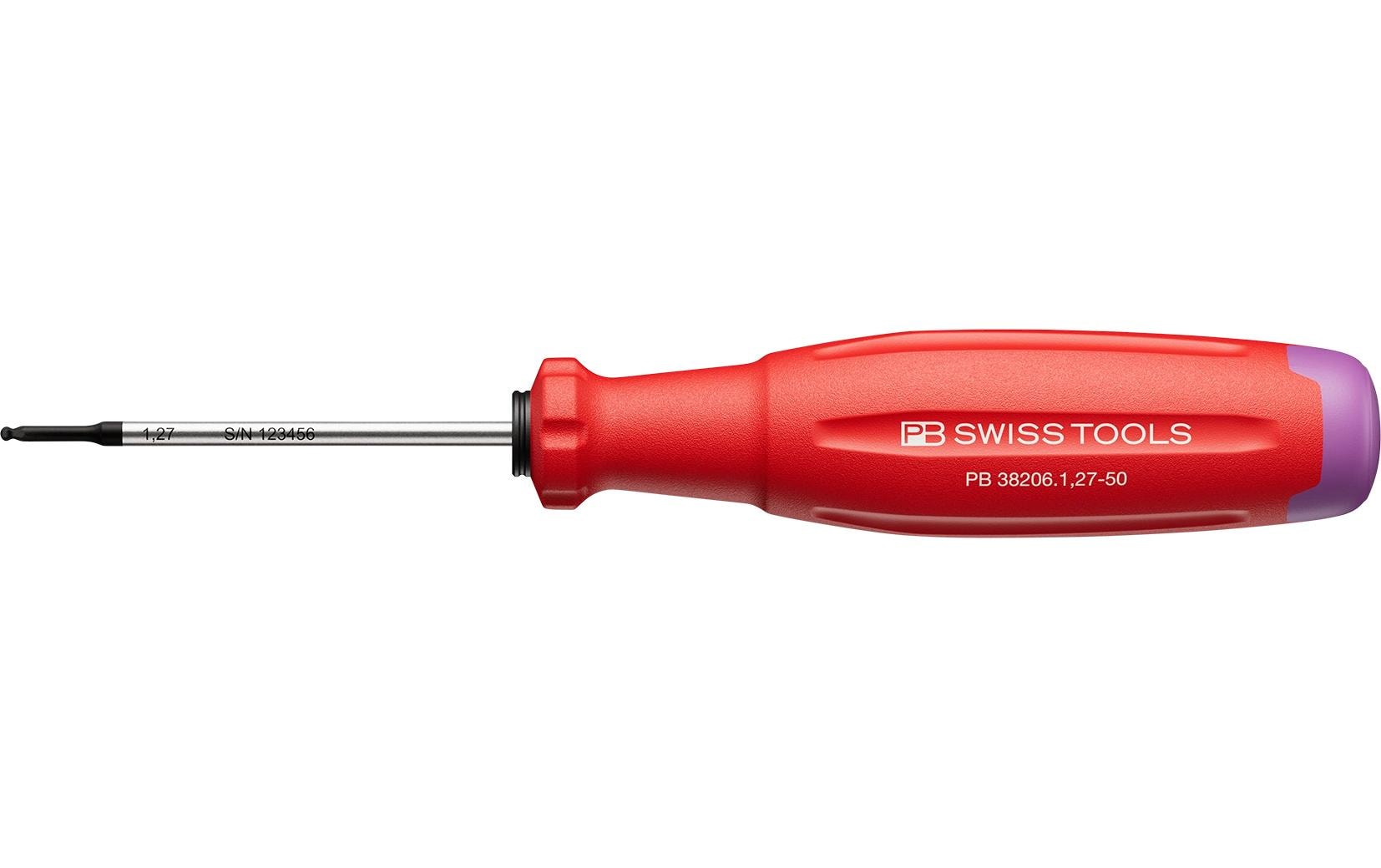 SwissGrip Evo Kugelkopf-Schraubenzieher PB 38206.1,27-50
