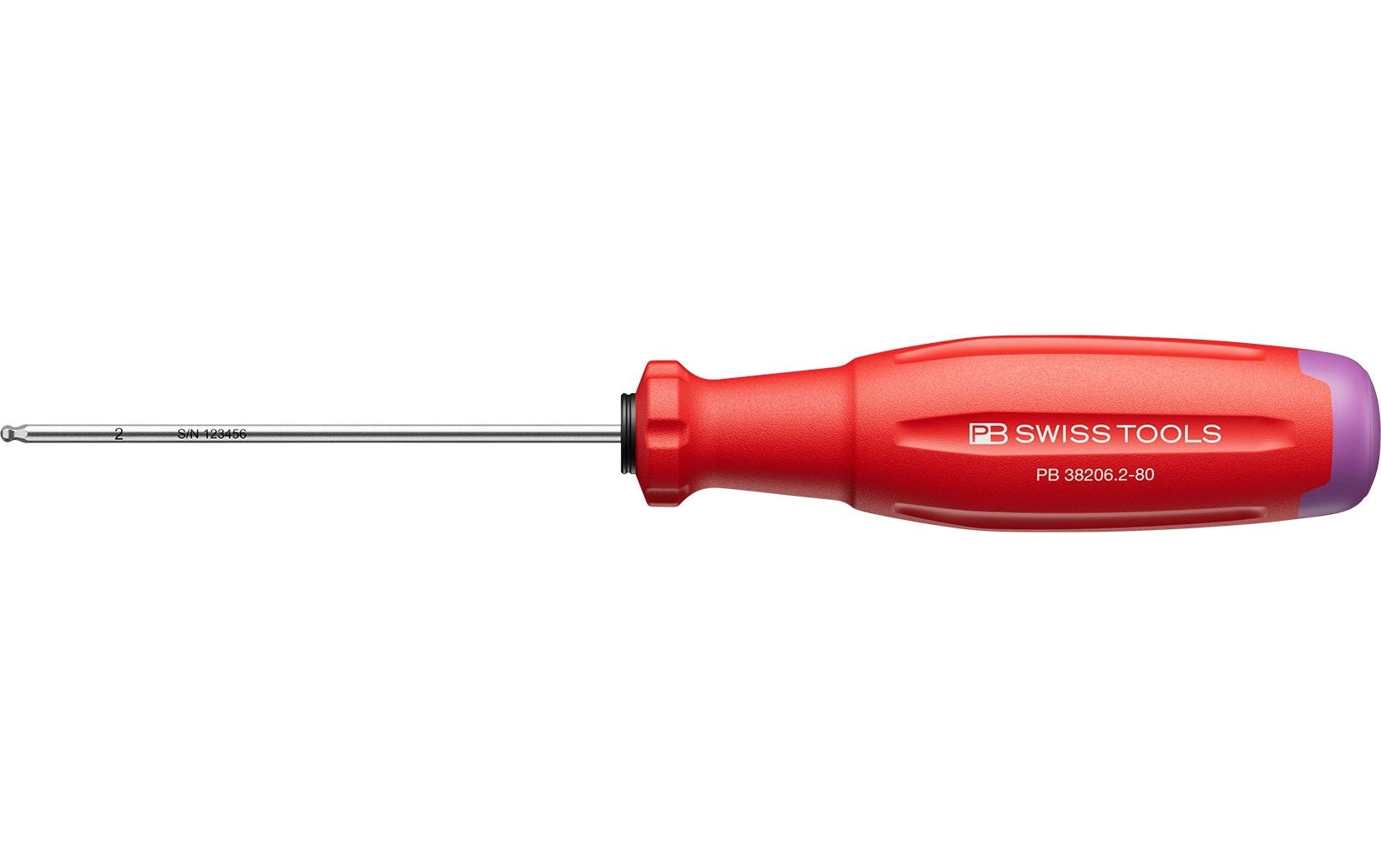 PB Swiss Tools SwissGrip Evo Kugelkopf-Schraubenzieher PB 38206.2-80 kaufen | Mediatech.ch