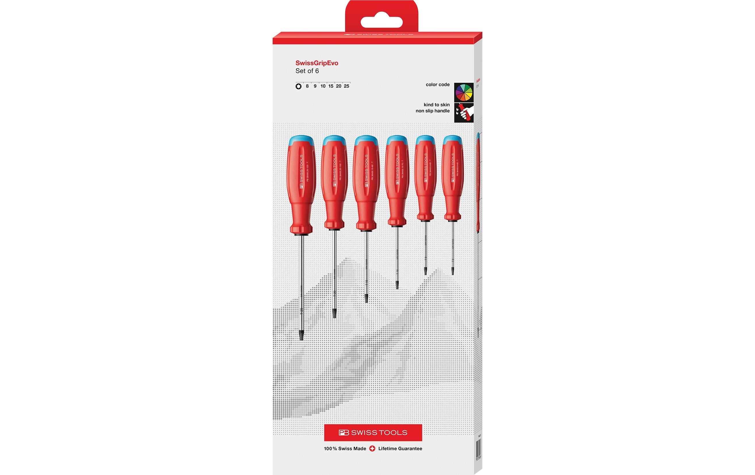 PB Swiss Tools SwissGrip Evo Schraubenzieher-Set für TX PB 38440.CBB kaufen | Mediatech.ch