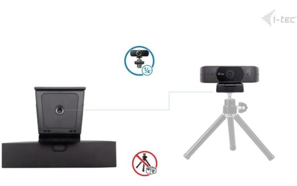 2058504_3 - Mediatech I-TEC SOLOMON 500, 4K PDAF Webcam schwarz