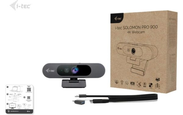 2058509_4 - Mediatech I-TEC SOLOMON PRO 900, 4K Webcam AI Auto Framing, schwarz