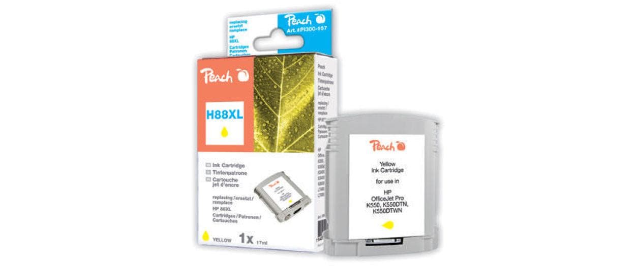 Peach Tinte HP C9393AE Nr. 88XL yellow zu L7780/L7680/L7580, 25ml kaufen Schweiz | Mediatech.ch
