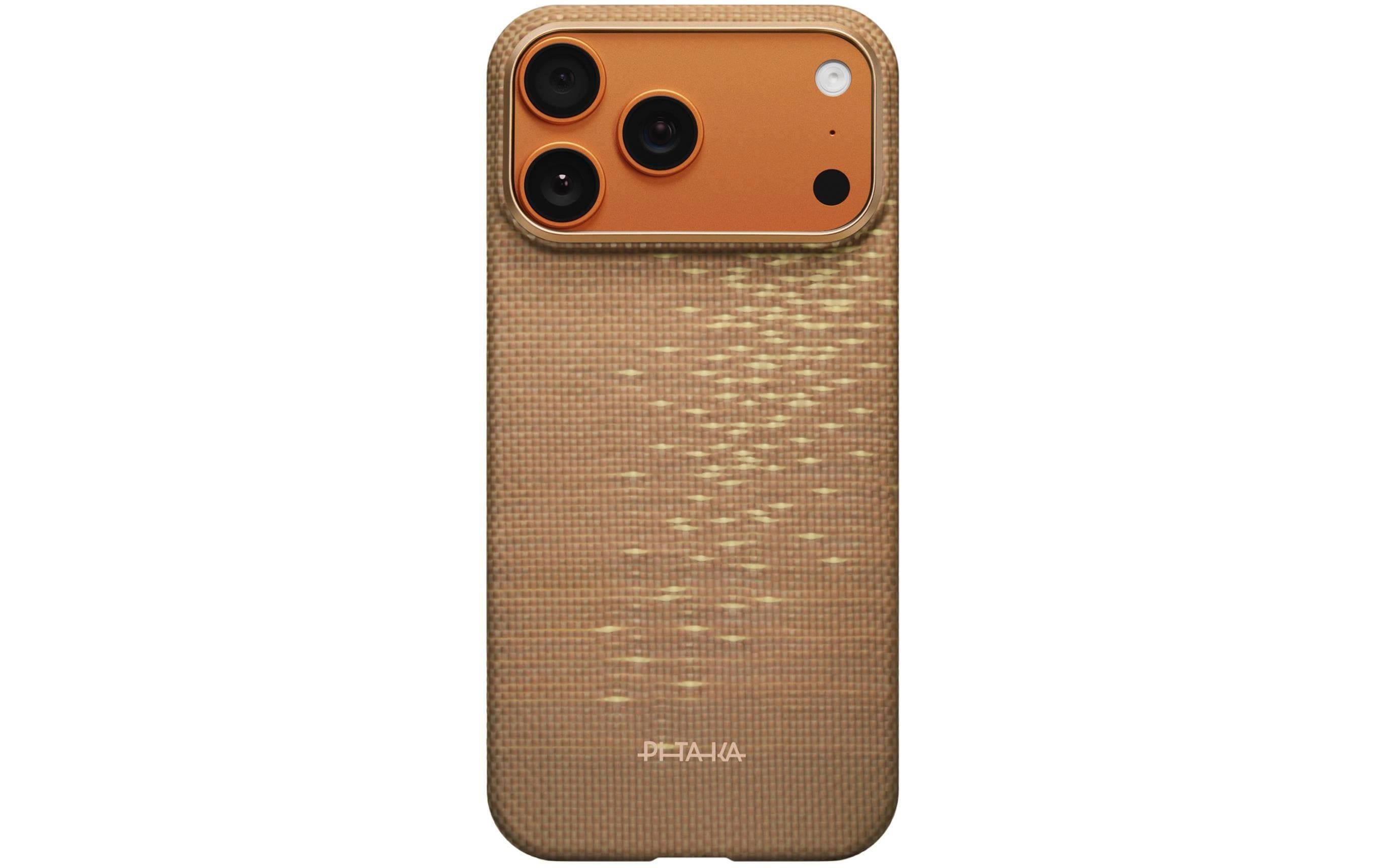 2071692 - Mediatech Pitaka Aramid Case Ultra-Slim iPhone 17 Pro Max, Golden Glint, MagSafe kaufen Schweiz | Mediatech.ch