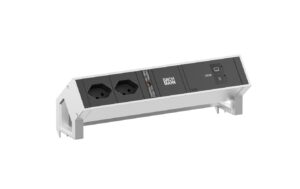 DESK2 2xT13 1xUSB C/C 100W 0, 2m INOX