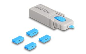 Delock HDMI Port Blocker Set, HDMI, 5 Stk Schutz von Ports, mit Verschlusswerkzeug kaufen Schweiz | Mediatech.ch