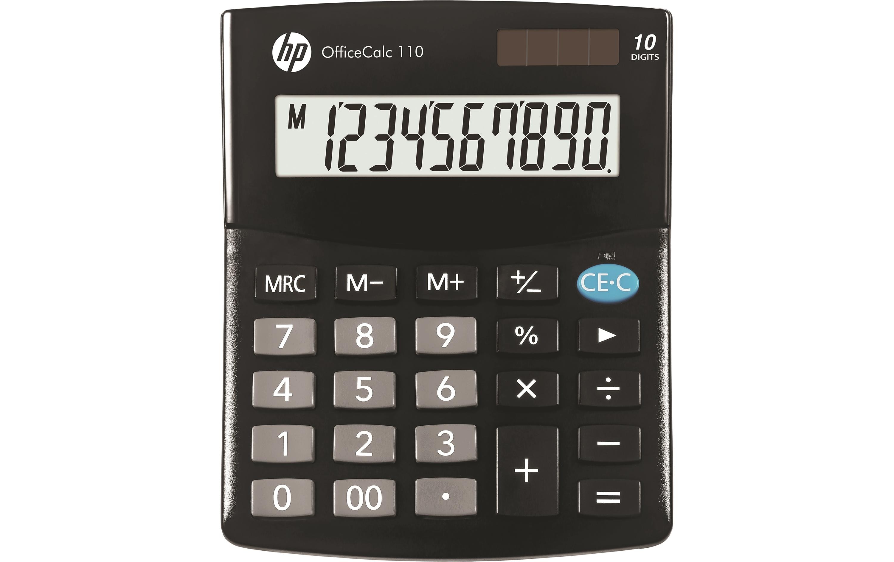 Hewlett-Packard Office Taschenrechner 110 10-stelliges angewinkeltes LCS-Display kaufen Schweiz | Mediatech.ch