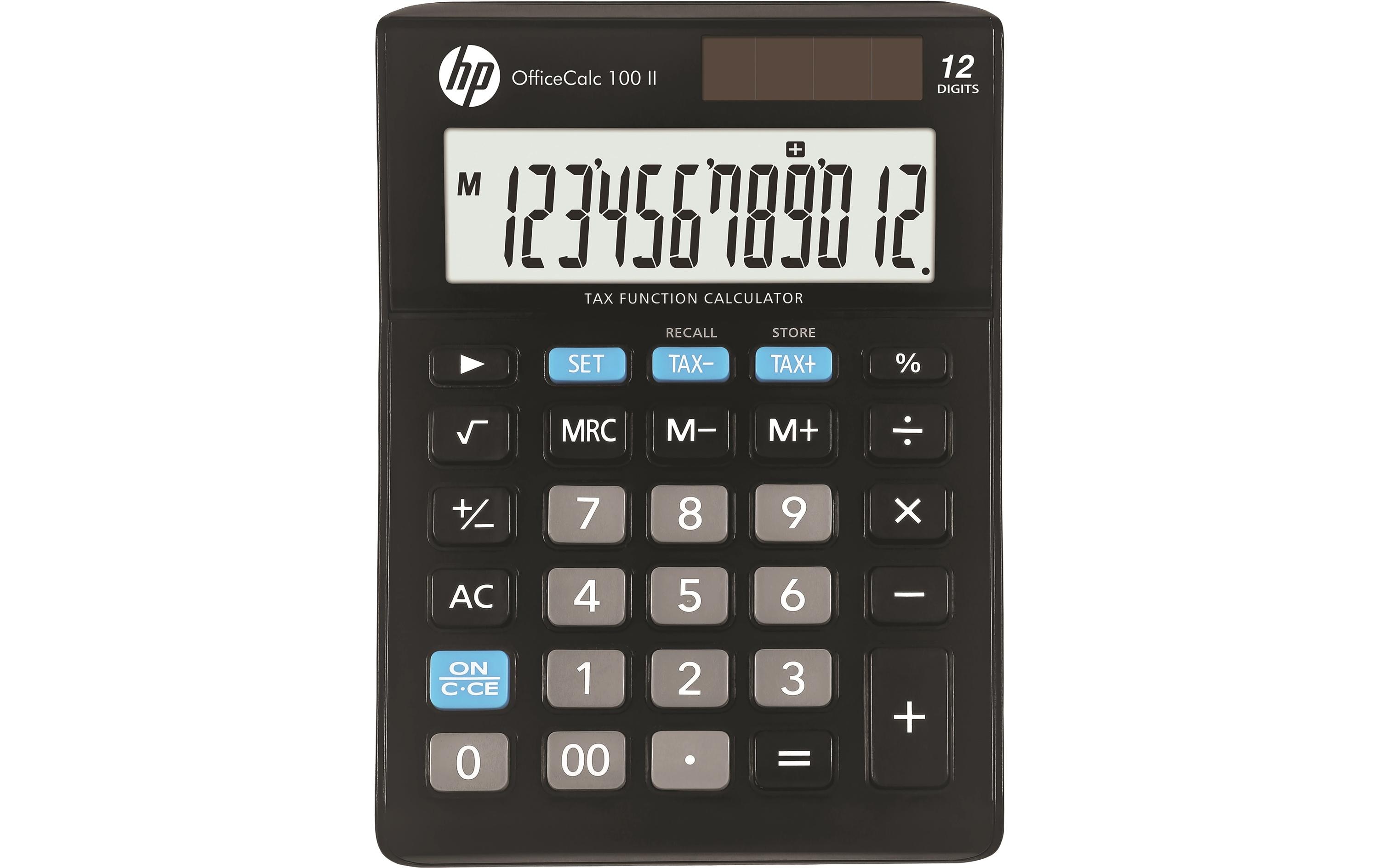 2079885 - Mediatech Hewlett-Packard Office Taschenrechner 100 12-stelliges angewinkeltes LCS-Display kaufen Schweiz | Mediatech.ch