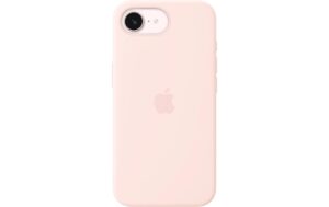 Apple Silicone Case, Mag Safe iPhone 17e, Soft Pink