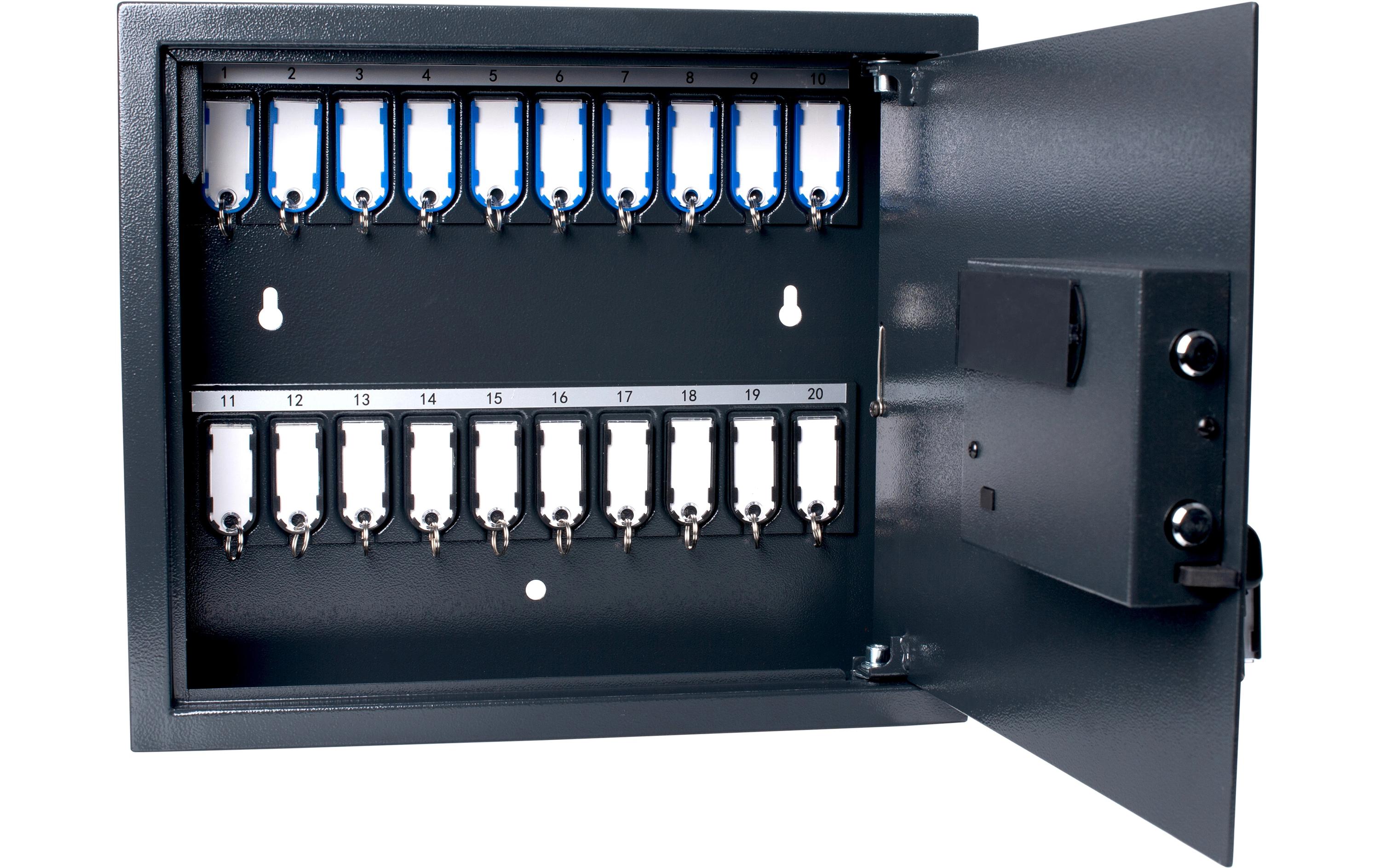 Pavo HS Schlüsselschrank 20 Schlüssel zur Wandbefestigung, magnetisch kaufen Schweiz | Mediatech.ch