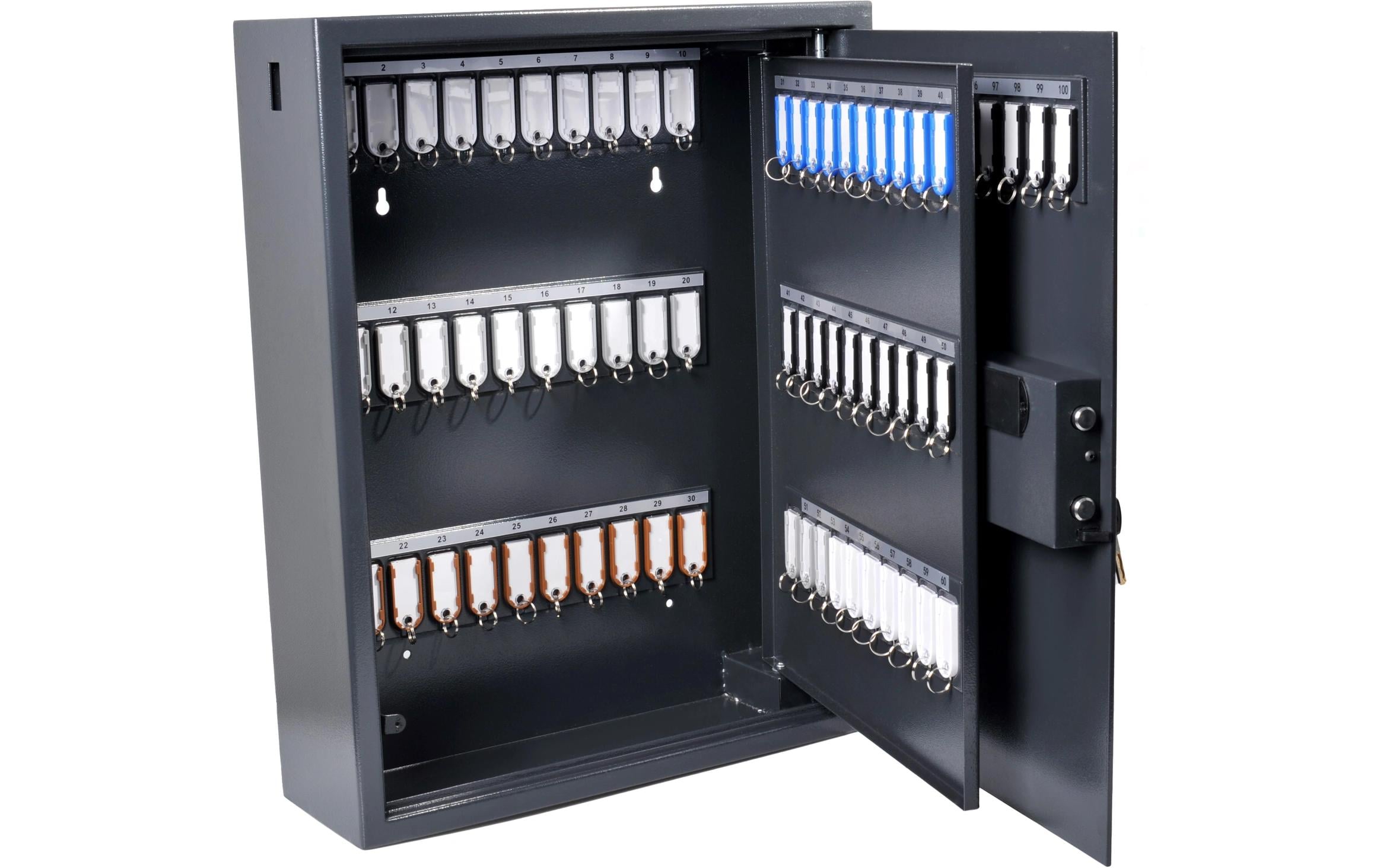 Pavo HS Schlüsselschrank 100 Schlüssel zur Wandbefestigung, magnetisch kaufen Schweiz | Mediatech.ch