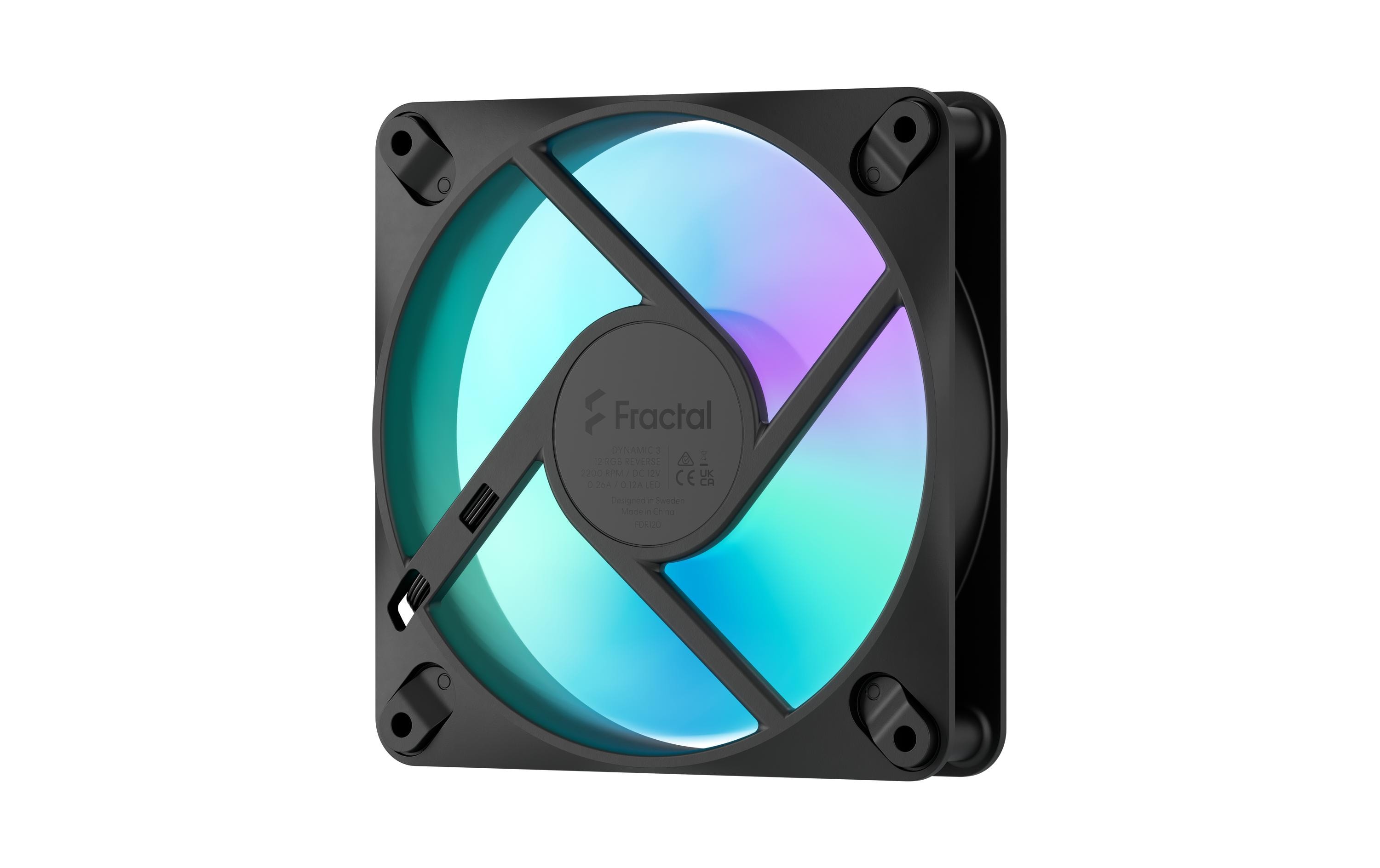 Fractal Design Gehäuselüfter Fractal Dynamic 3 12 Rev RGB 120x25x120 kaufen | Mediatech.ch