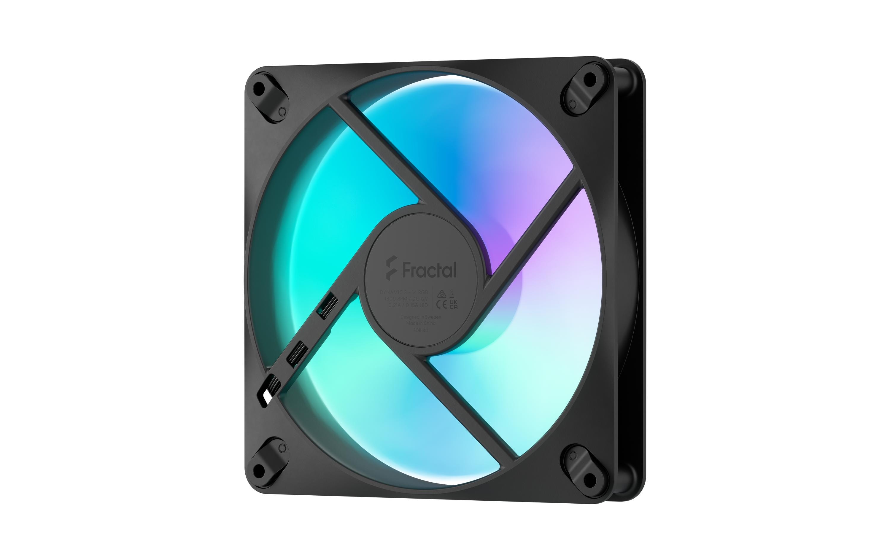 Fractal Design Gehäuselüfter Fractal Dynamic 3 14 RGB 140x25x140 kaufen | Mediatech.ch