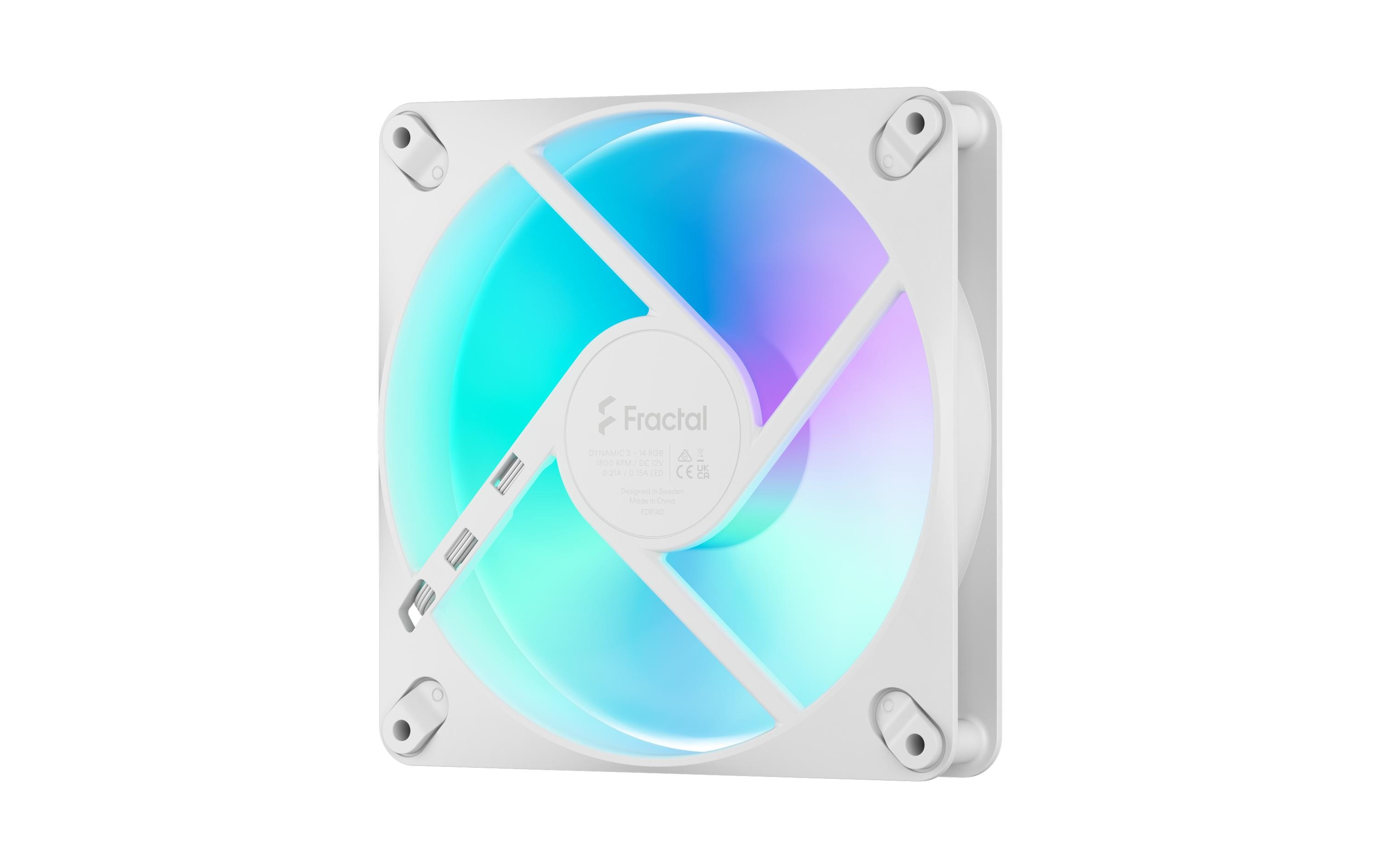 2083509 - Mediatech Fractal Design Gehäuselüfter Fractal Dynamic 3 14 RGB 140x25x140 kaufen | Mediatech.ch