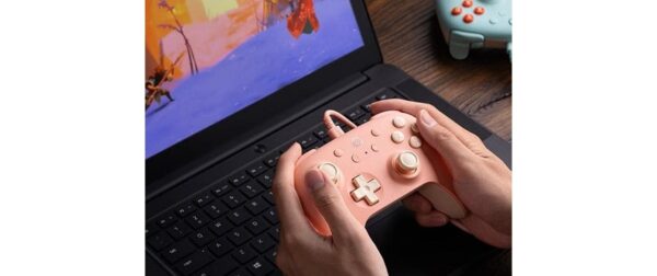 8BitDo Ultimate 2C Wired Controller peach Wired, PC/Mobile