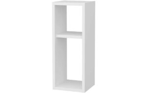Woody Fahshion Beistelltisch Sault weiss, 32x2x22x59.6 cm