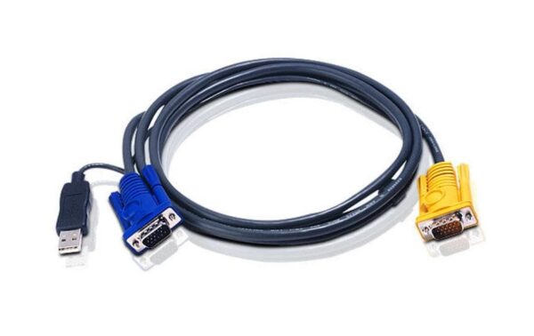 208710 - Mediatech Aten 2L-5202UP: USB-KVM-Kabel 1.8M VGA&USB, PC-Anschluss: HDB und USB
