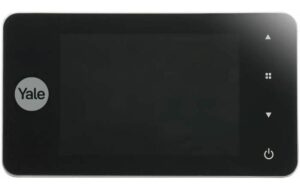Yale DDV4500 Elektronischer Türspion silber mit Klingel & Nachtsicht, Box