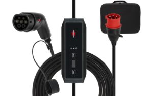 Tragbares EV Ladegerät Typ 2 CEE 11kW mit 8m Kabel