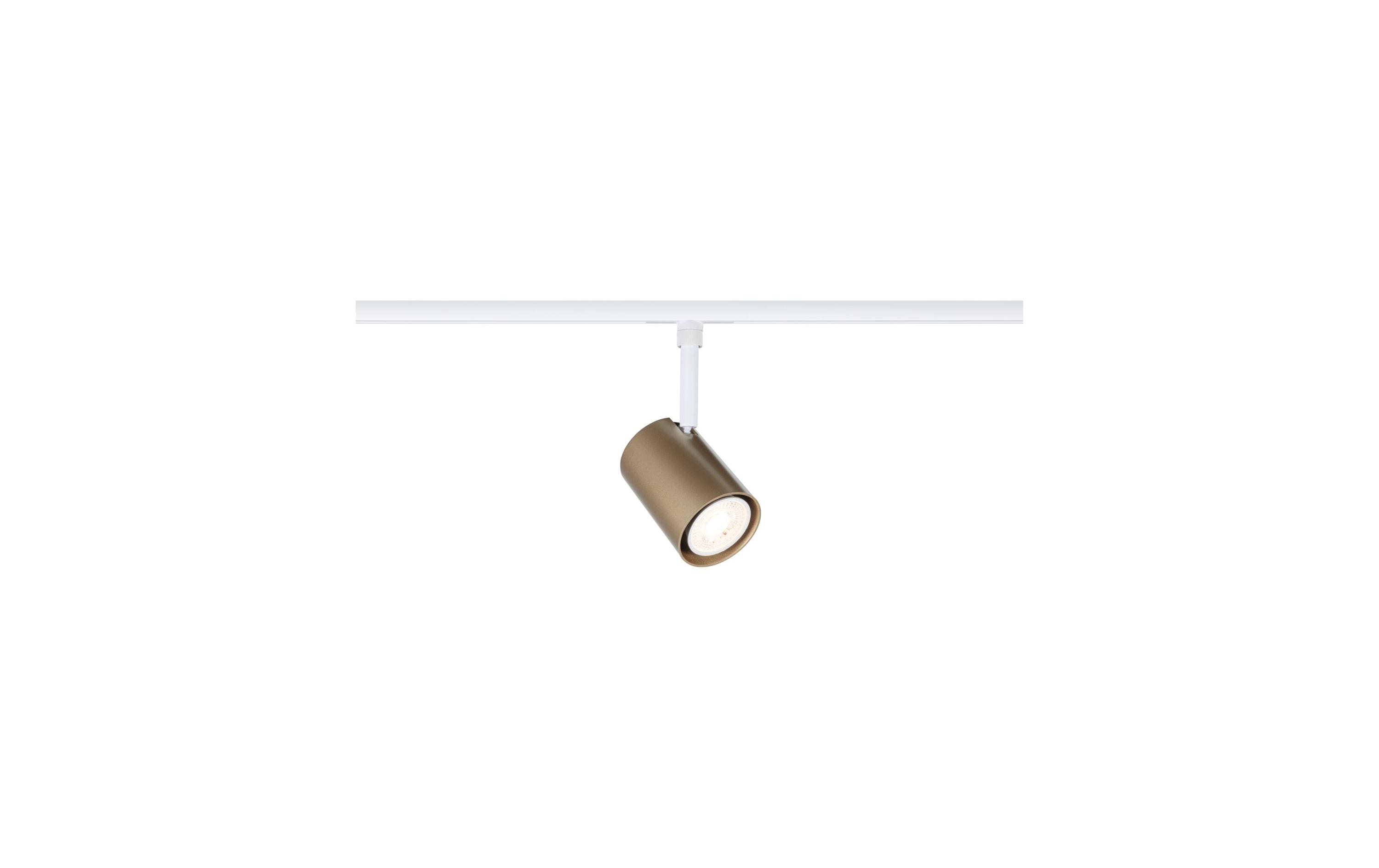 Paulmann Urail Schienensport Luxe GU10 max., gold matt/signalweiss