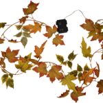 Star Trading Girlande Autumn Indoor, H: 10cm, orange