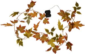 Star Trading Girlande Autumn Indoor, H: 10cm, orange