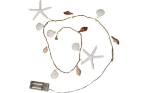 Star Trading Lichterkette Seaside Indoor, 90 cm, beige