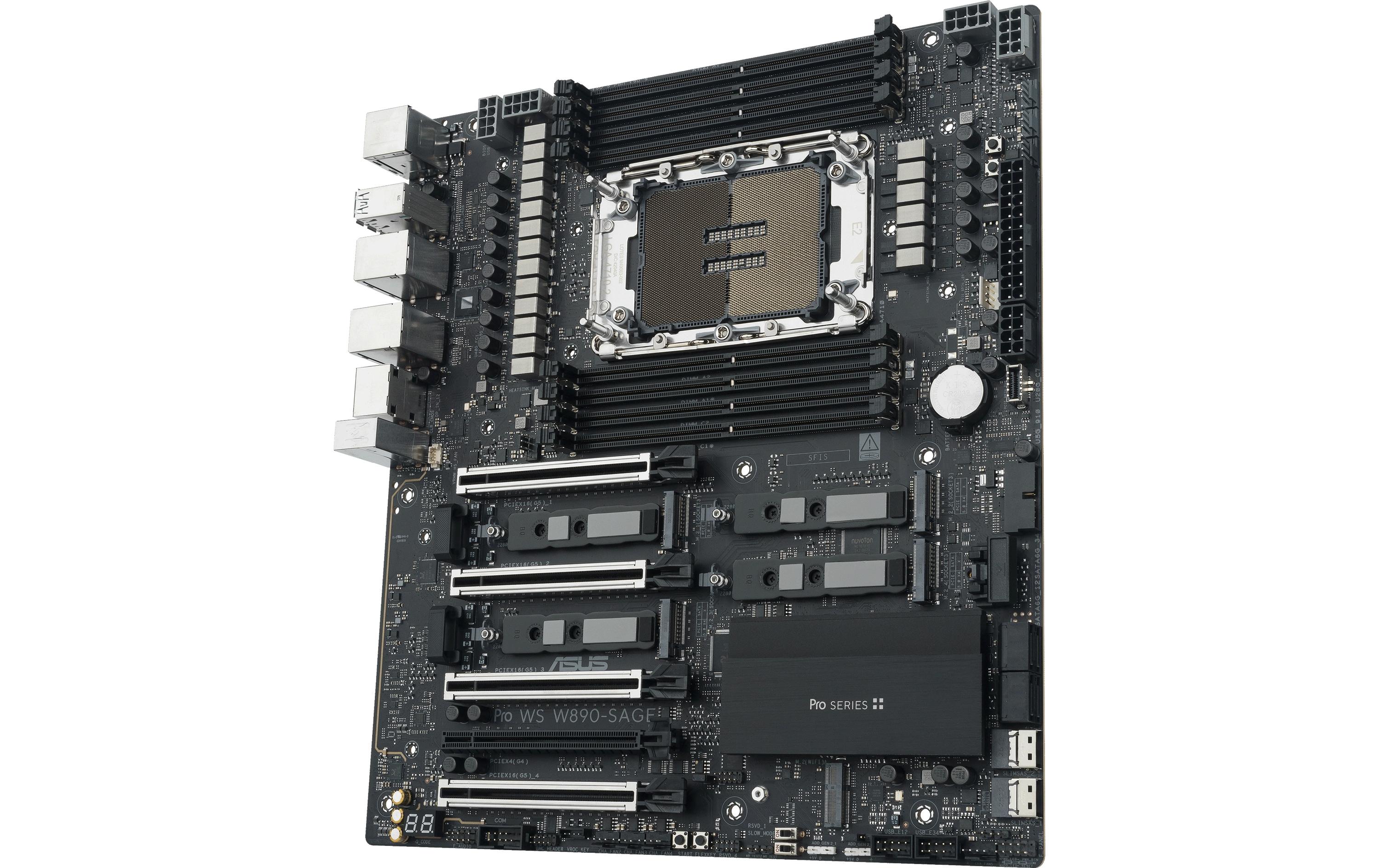 2096248_6 - Mediatech ASUS PRO WS W890-SAGE, EEB, LGA4710-2 Intel W890, 8x DDR5, 4x M.2, 4x PCIe 5.0