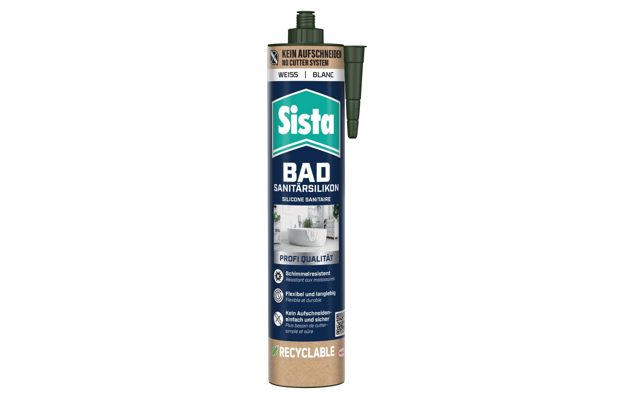 Sista Bad Sanitärsilikon 280 ml, weiss kaufen Schweiz | Mediatech.ch