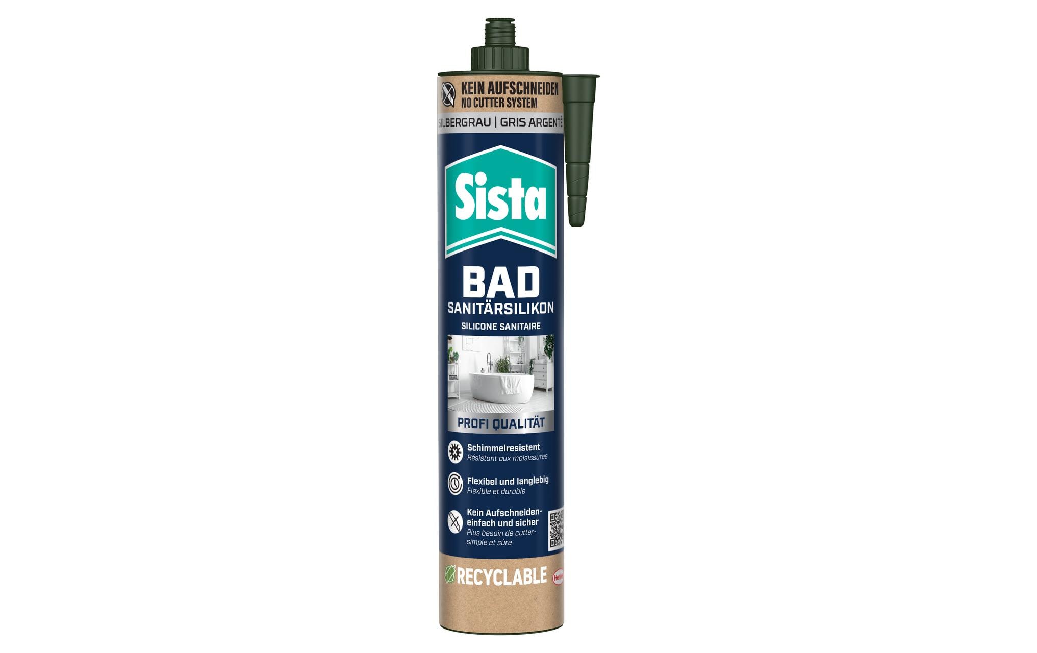 Sista Bad Sanitärsilikon 280 ml, silbergrau kaufen Schweiz | Mediatech.ch