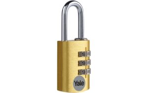 Zahlenschloss Aluminium YE3CB gold 20/21