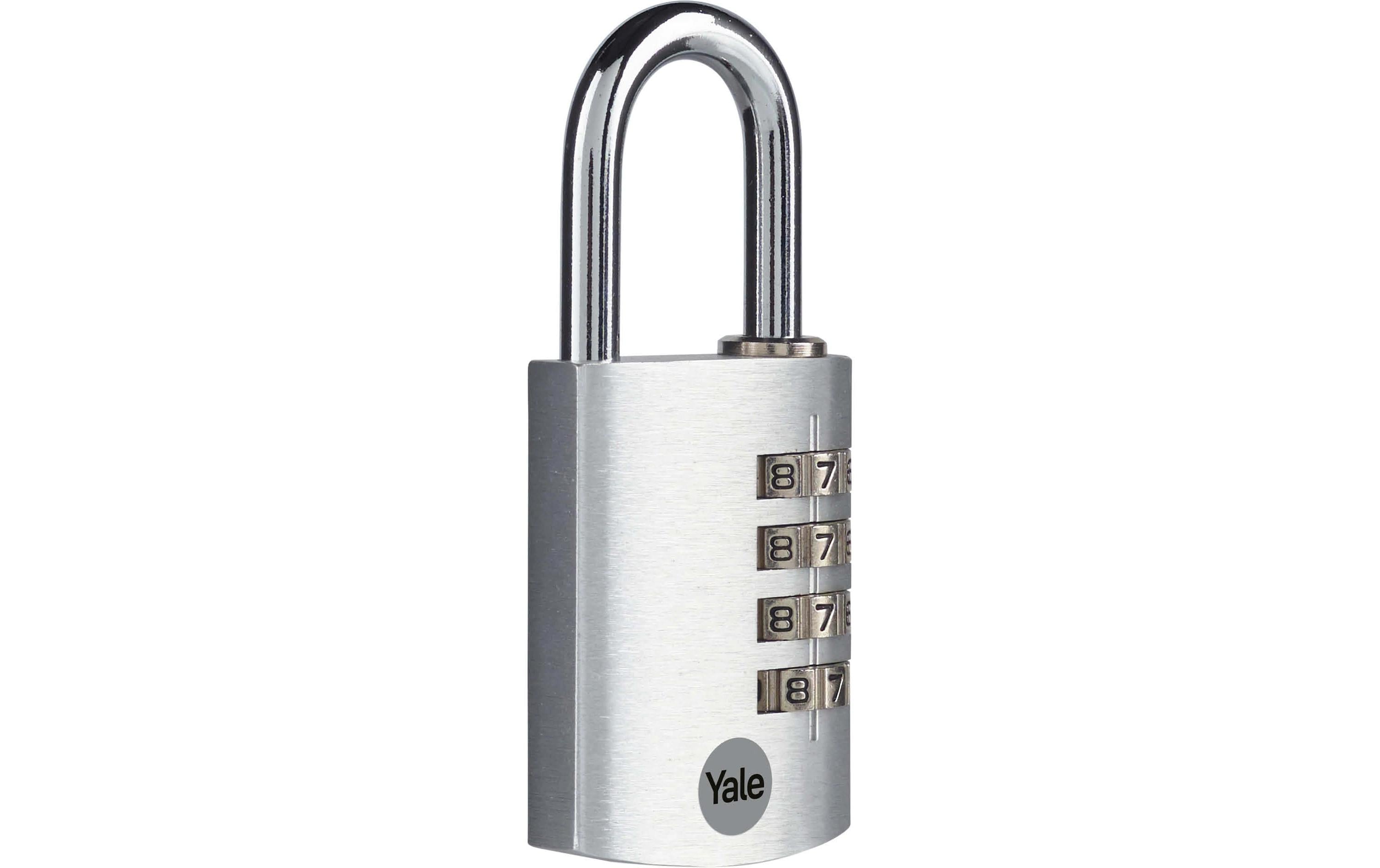 Yale Zahlenschloss Aluminium YE3CB silber 38/31 kaufen | Mediatech.ch