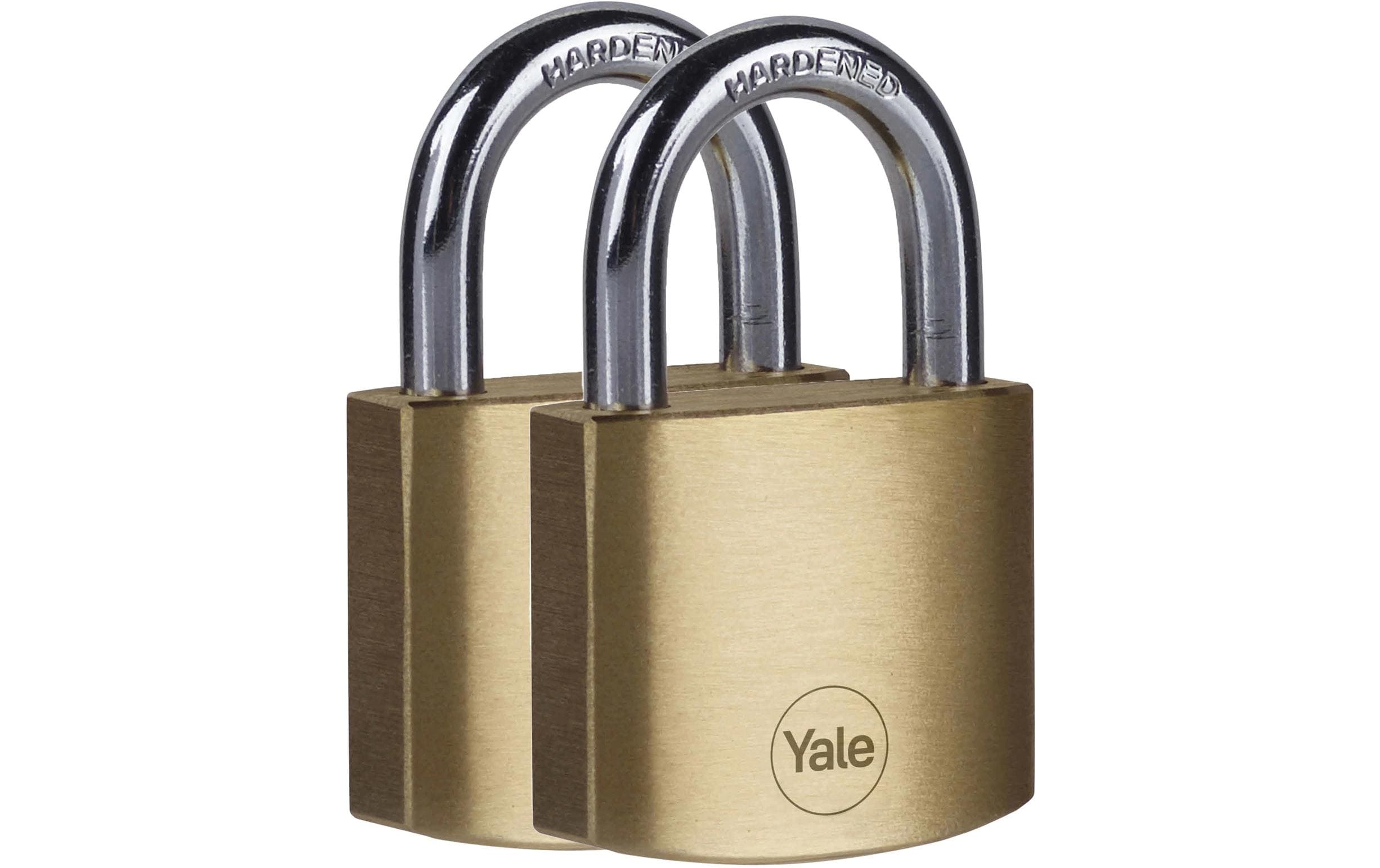 Yale Vorhängeschloss Messing Y110B 2er Set 40/22 kaufen | Mediatech.ch