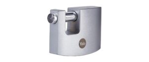 Block-Vorhängeschloss Y124B verchromt 60/10