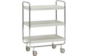 House Doctor Bartrolley Roll, Silber-Weiss 62x38x85 cm (LxBxH), Stahl kaufen Schweiz | Mediatech.ch