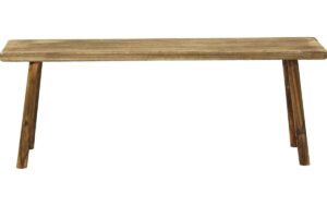 House Doctor Sitzbank Nadi, Natur 120x38x43 cm (LxBxH), Paulwonia-Holz