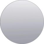 House Doctor Wandspiegel Walls, Grau D: 80 cm, Glas, MDF