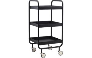 House Doctor Bartrolley Roll. Schwarz 42x38x85 cm (LxBxH), Sthal, PP kaufen Schweiz | Mediatech.ch