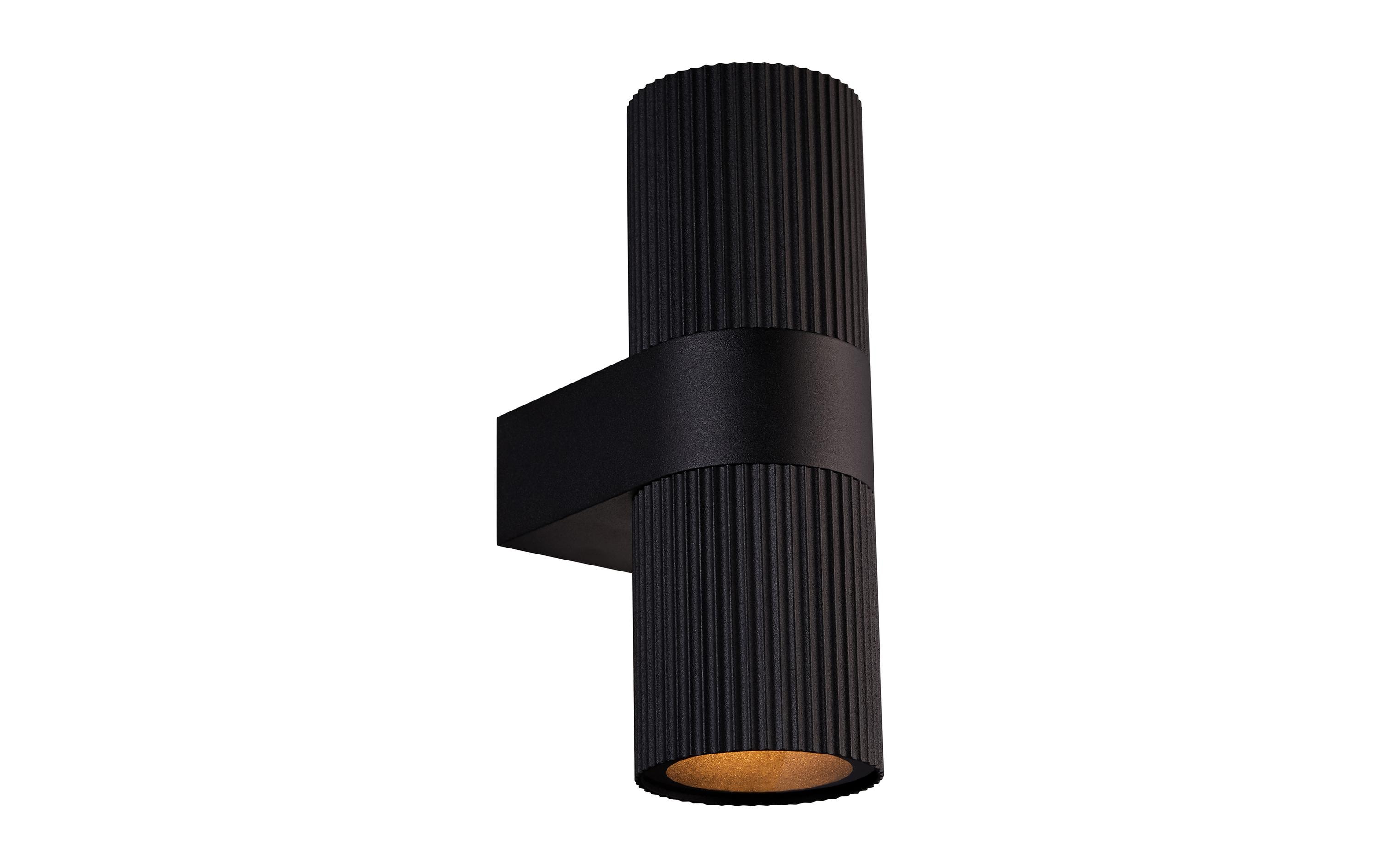 Nordlux, Wandleuchte Kyklop Ripple GU10, IP Schwarz