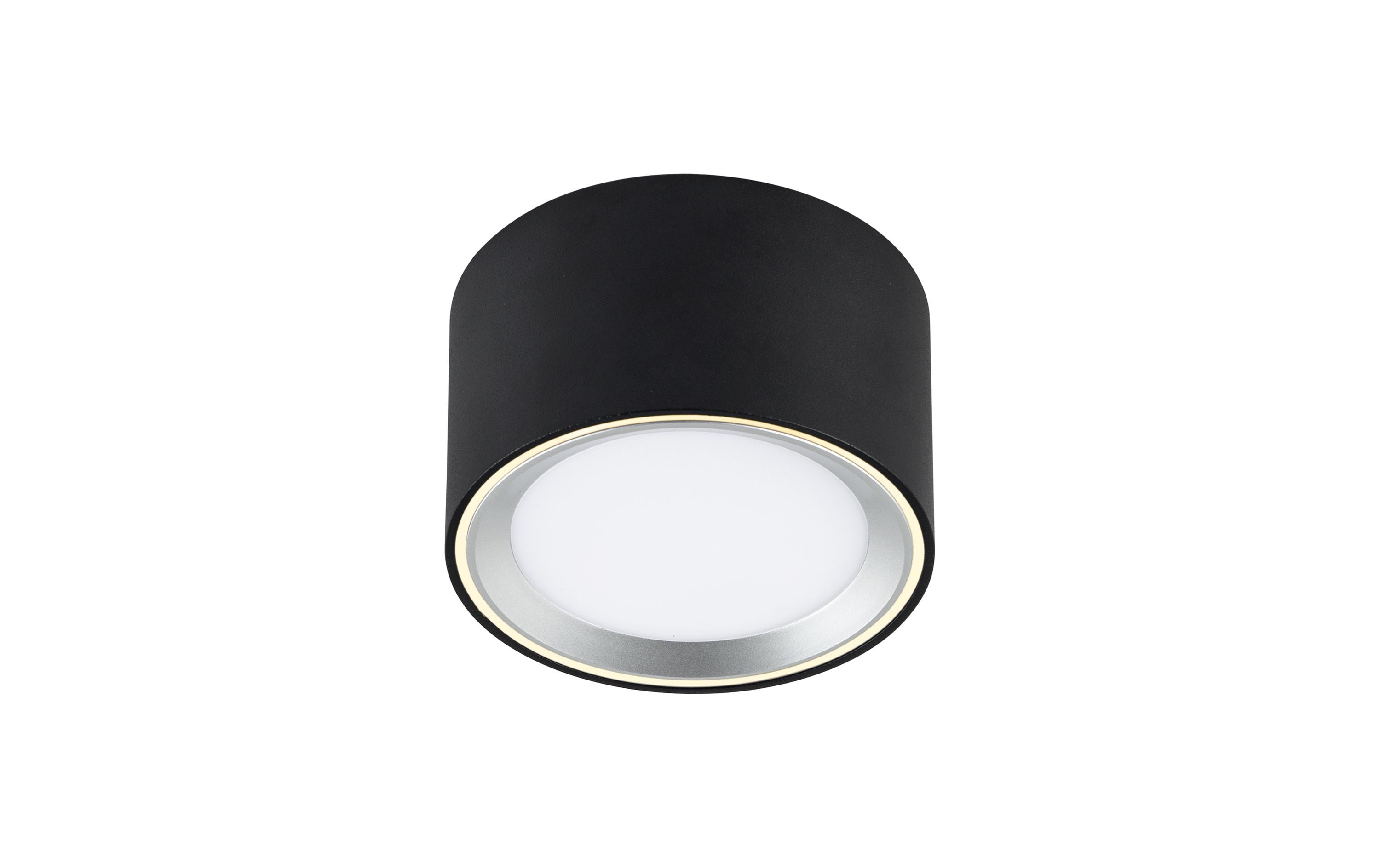 Nordlux, Aufbauspot Fallon 8.5W LED, 2700K, schwarz/stahl