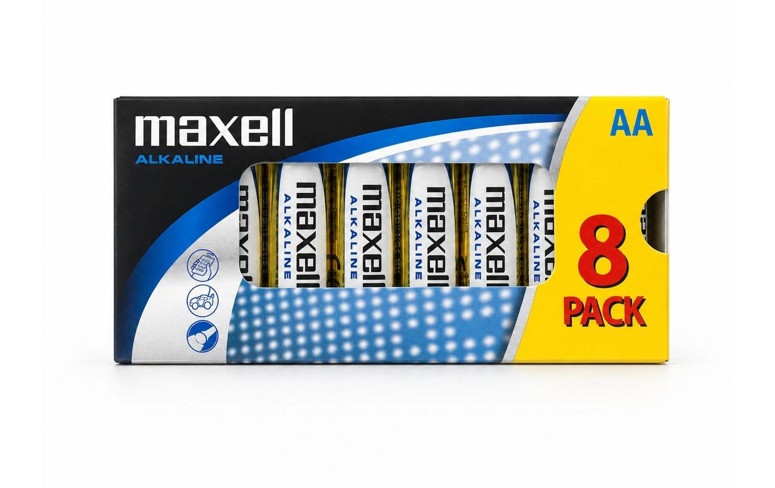 2100662 - Mediatech Maxell Batterie AA 8er Pack vergl. LR06,