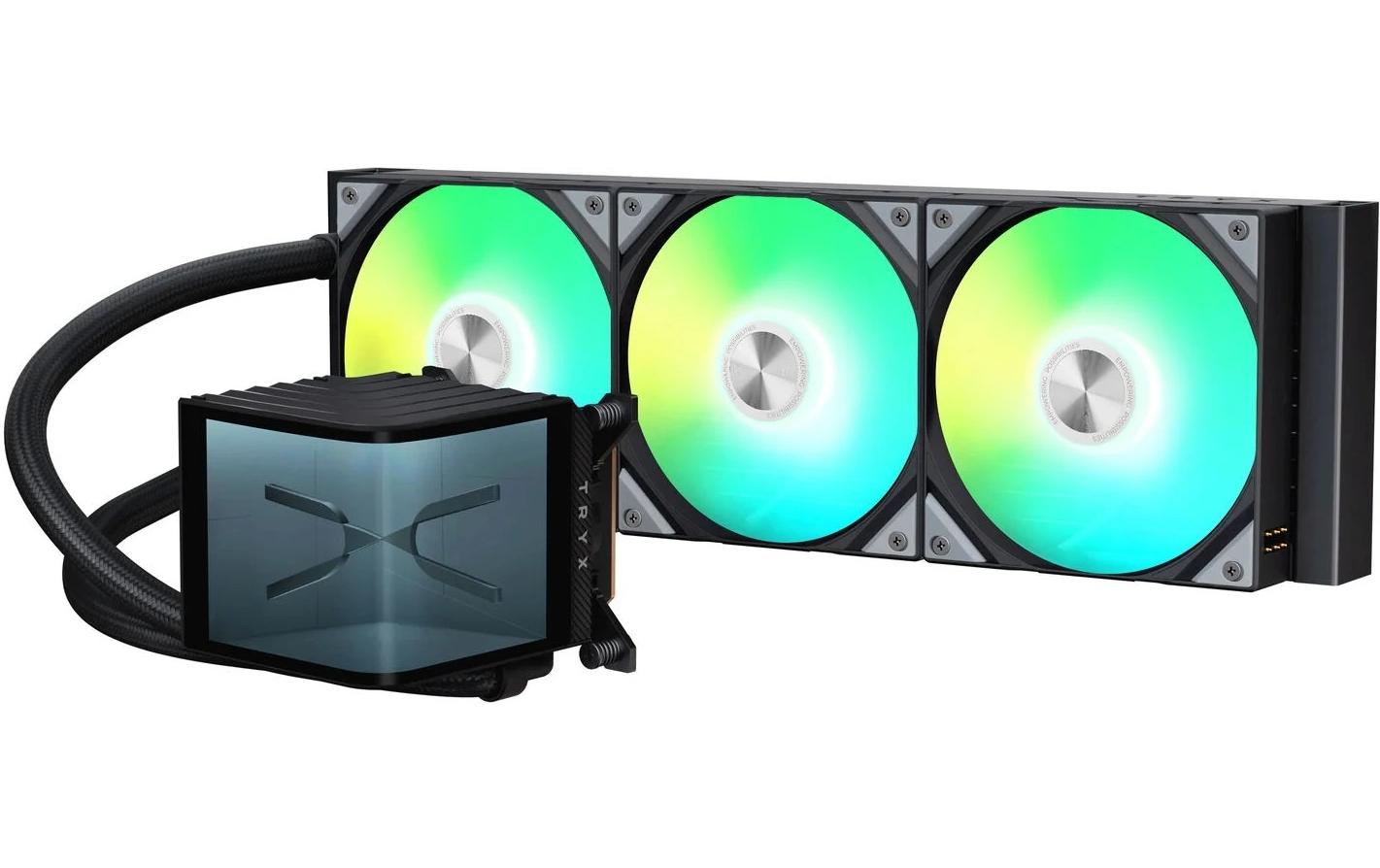 Wasserkühler Tryx Panorama ARGB 360 115X, 1200, 1700, 1851, AM4, AM5, Schwarz kaufen Schweiz | Mediatech.ch