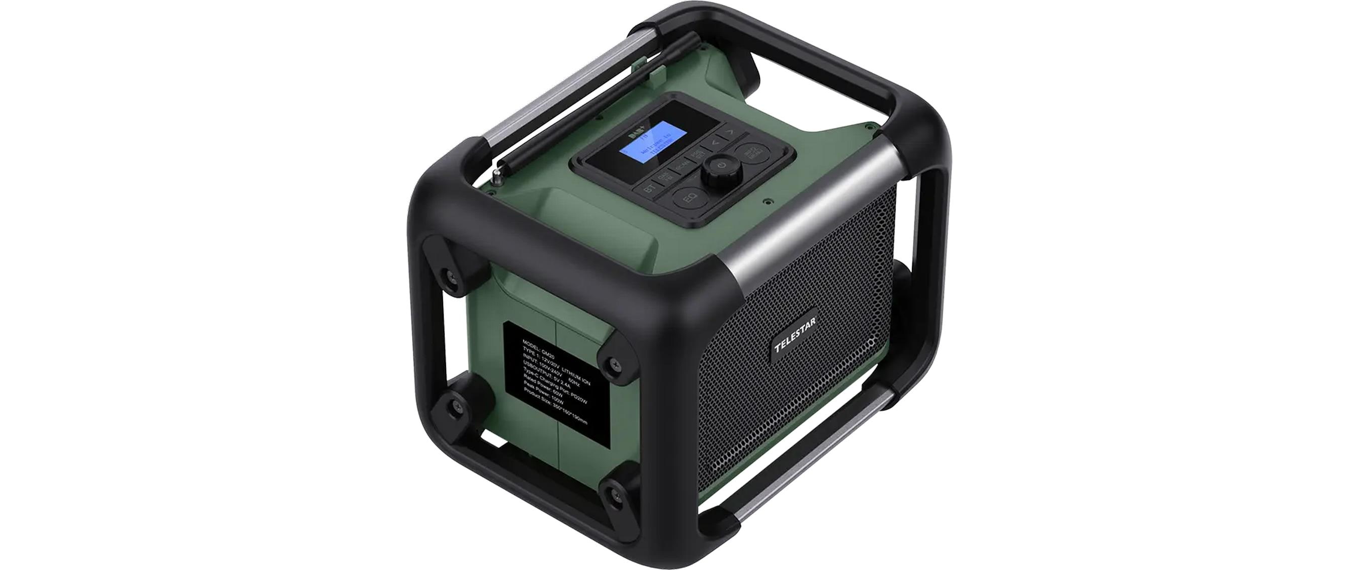 2101838_1 - Mediatech Telestar TOP OR 20 Baustellenradio DAB+, BT, AUX, 80W, Akku