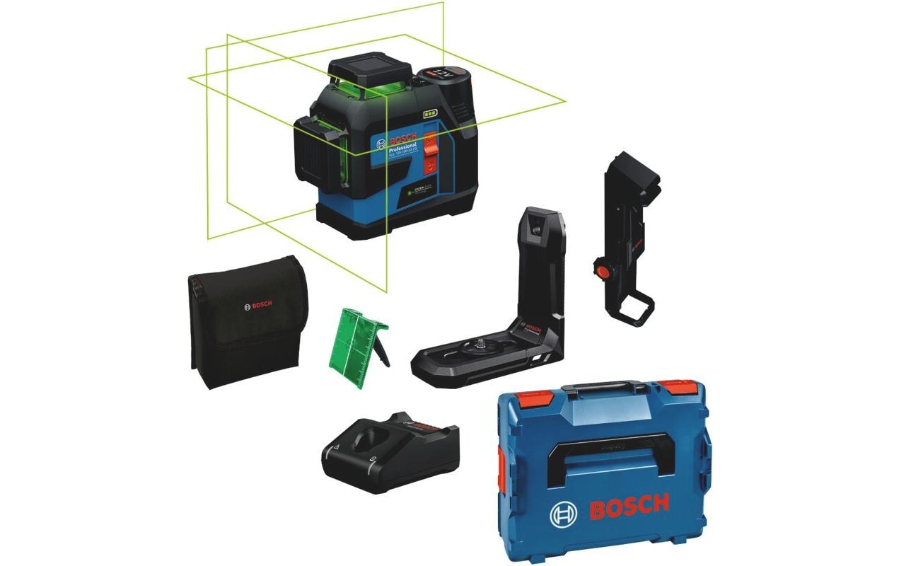 Bosch Professional Linienlaser GLL 12V-100-33 CG 1x Akku GBA 12V 2Ah, L-BOXX kaufen | Mediatech.ch