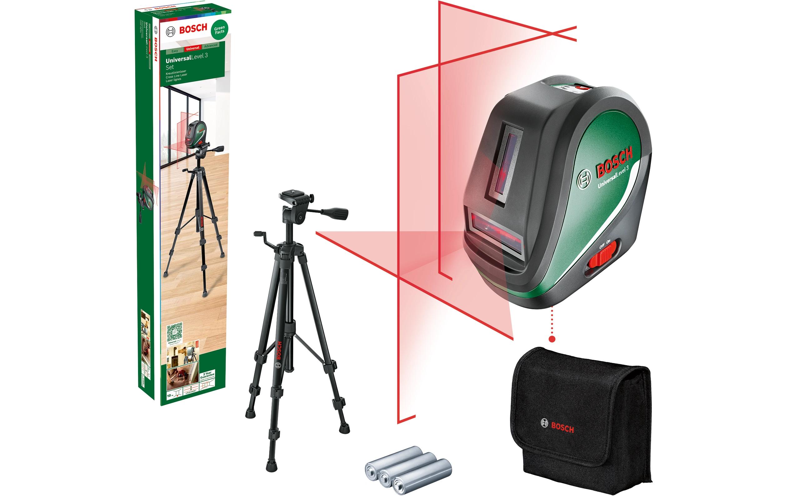 Bosch Kreuzlinien-Laser UniversalLevel 3 Set kaufen | Mediatech.ch