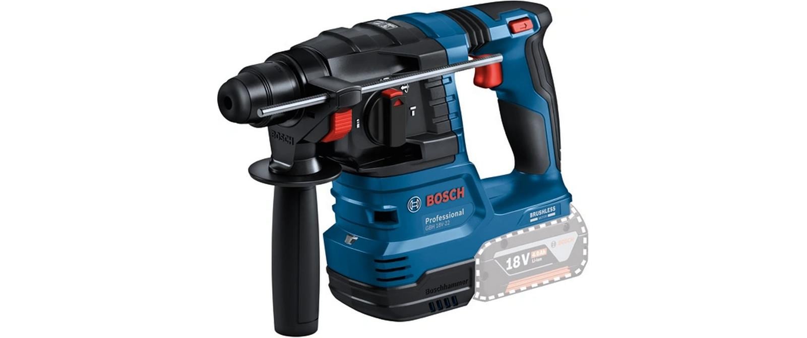 2103252 - Mediatech Bosch Professional Akku-Bohrhammer mit SDS plus GBH 18V-22 in L-BOXX 238 kaufen | Mediatech.ch