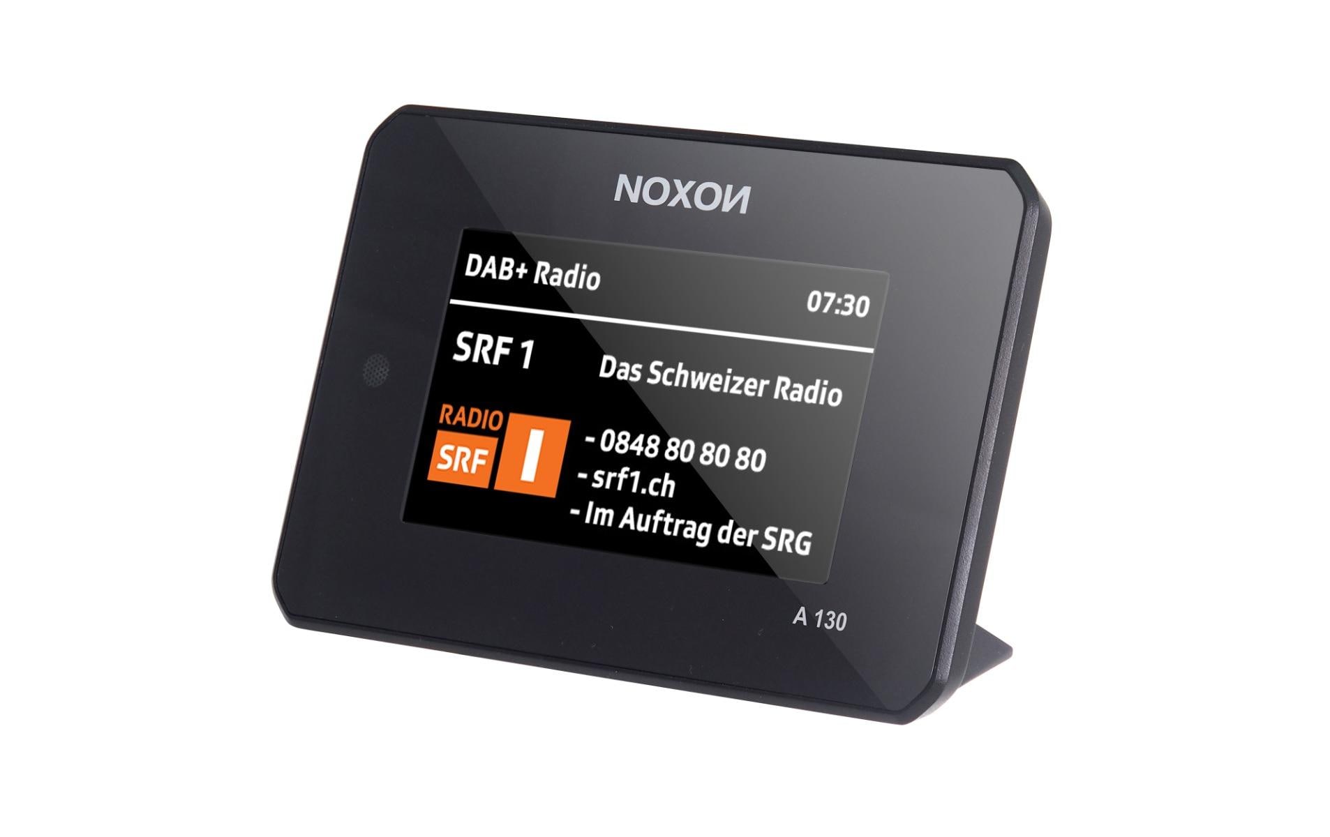 NOXON A130, DAB+ & Internet Radio Adapter Schwarz, Bluetooth, USB