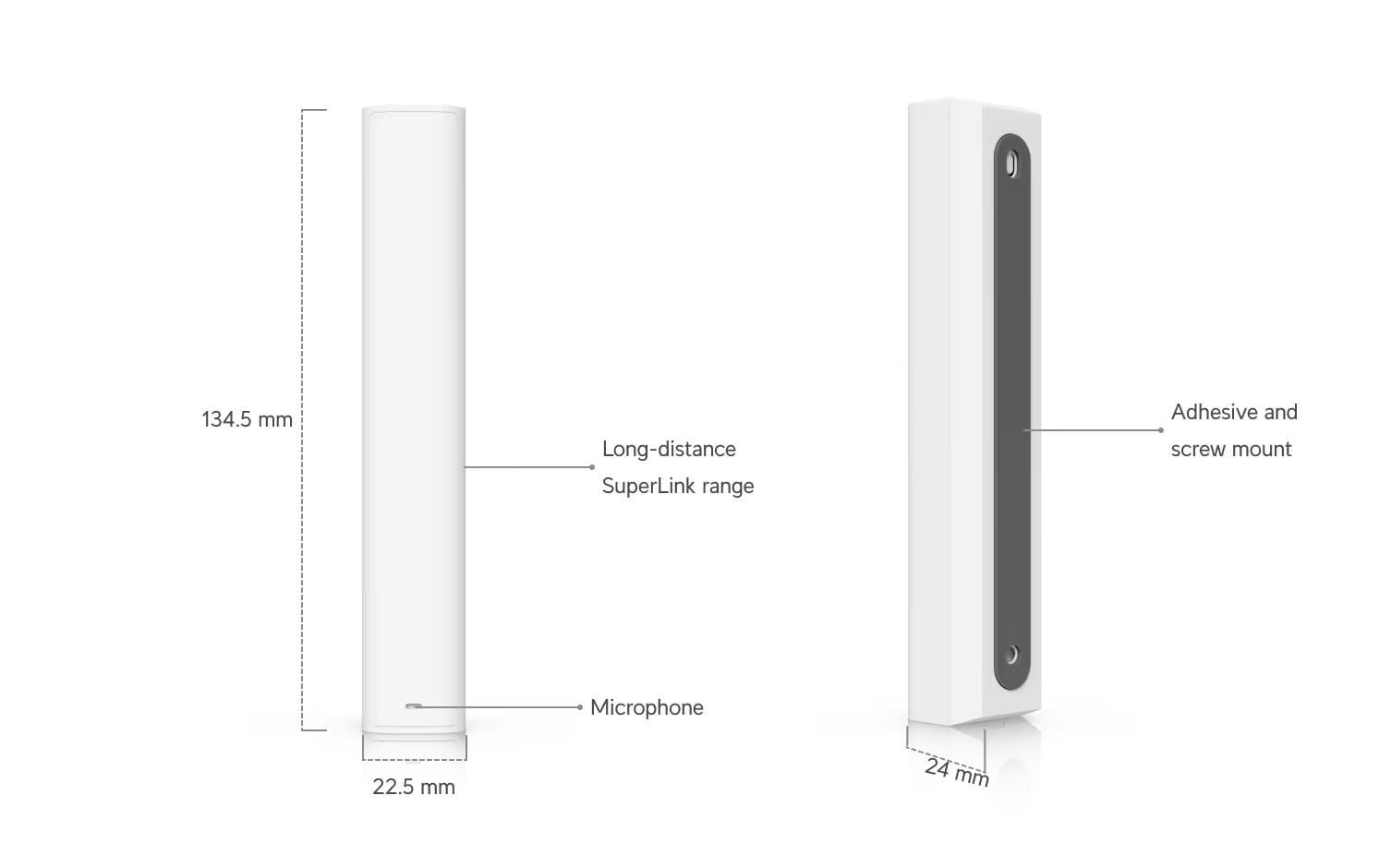 2105516_6 - Mediatech Ubiquiti UniF USL-GLASSBREAK Sensor Glasbruchsensor, -3 Jahre Batterielaufzeit