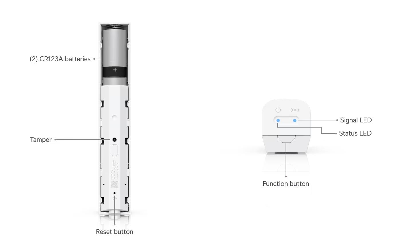 2105516_7 - Mediatech Ubiquiti UniF USL-GLASSBREAK Sensor Glasbruchsensor, -3 Jahre Batterielaufzeit
