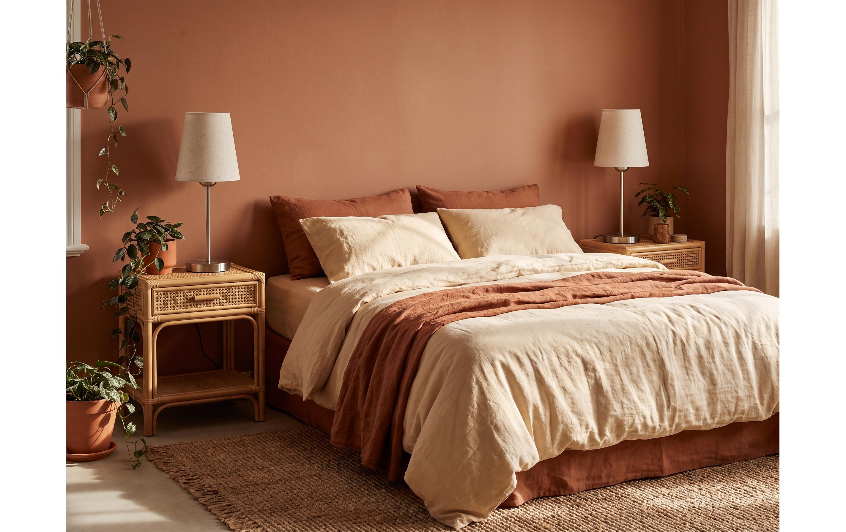 2106715_2 - Mediatech cocon Beistelltischlampe, rund, nickel/linen 3-fach dimmbar, ohne E27, max 20W