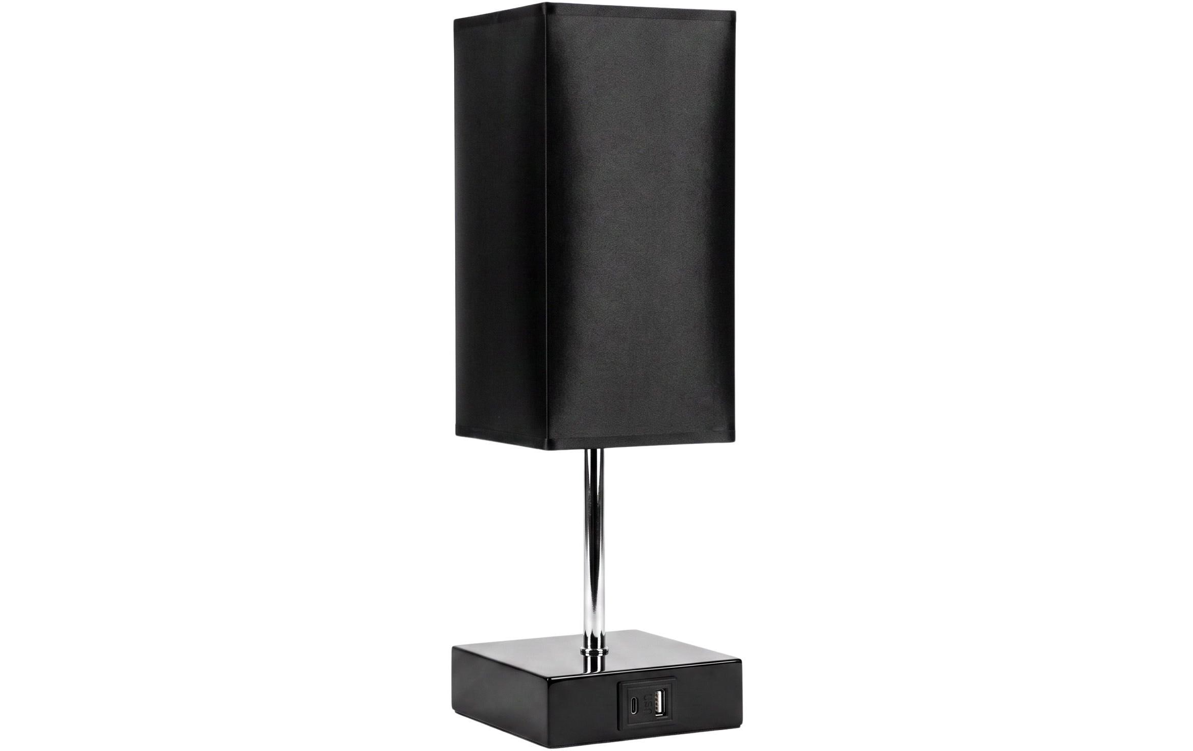 cocon Beistelltischlampe, USB, schwarz 3-fach dimmbar, USB-A/C, ohne E27, max 20w kaufen Schweiz | Mediatech.ch